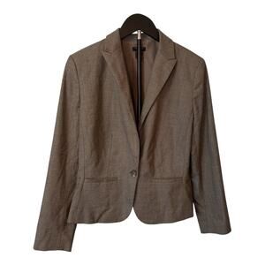 Ann Taylor Classic Grey Blazer - 12 Petite - Nearly New! CLEARANCE